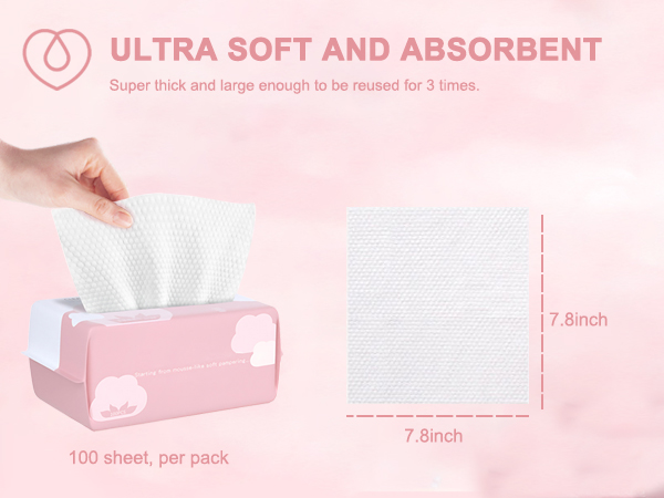 Facial Cloths Towelettes