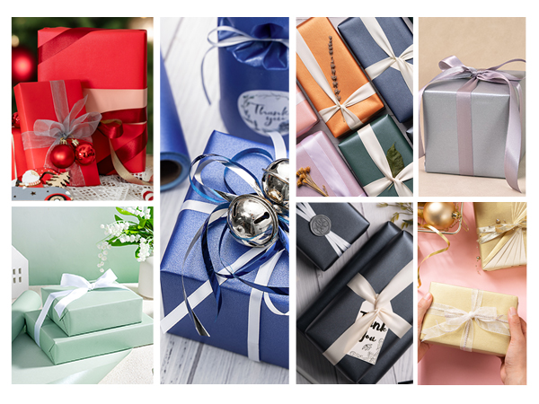 Pearly Lustre Wrapping Paper Roll Solid Color