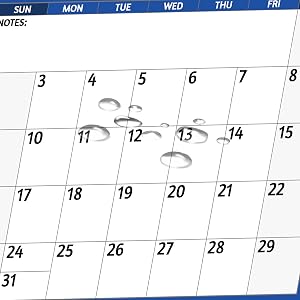 dry erase calendar for wall
