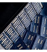 UPAFEXXI-Leather Bible Tabs, Bible Tabsfor Women and Men(Gold Foil Lettering) Large Print Sticker...