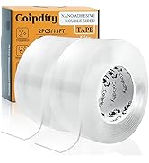 Double Sided Tape for Walls Removable Poster Tape Magic Mount Tape Heavy Duty Sticky Tape for Wal...