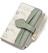 GAEKEAO Small Wallets for Women RFID Blocking Bifold Floral Vegan Leather Wallet Card Holder with...