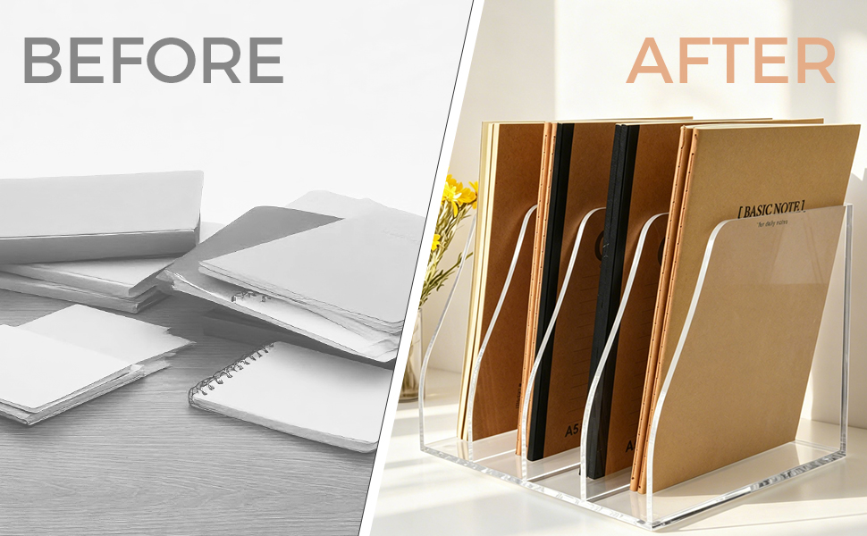 acrylic file organizer