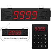 ChunHee Queue Management System Wireless Calling System Take A Number System, Loud Speakers, 4-Di...