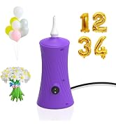 Kasumue Balloon Pump Electric Air Pump for Long Balloon Inflator Blower Machine for Birthday Part...