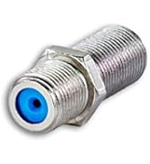 SatelliteSale High-Frequency F81 Coaxial Barrel Connectors Female to Female F-Type 3Ghz Adapter C...