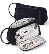 iSuperb Big Capacity Pencil Case Corduroy Large Pencil Pouch Portable Pen Bag Zipper Organizer Ma...