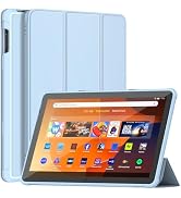 Fire HD 10 Tablet Case (13th Gen, 2023), DJ&RPPQ Dual Angle Lightweight Trifold Stand with Soft T...