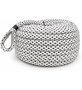 Boat Anchor Rope 9/16" x 147FT (15mm x 45m) Double Braided Nylon Anchor Line with Pre-Spliced Eye...