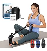 comness Foot and Calf Stretcher-Stretching Strap For Plantar Fasciitis, Heel Spurs, Foot Drop, Ac...