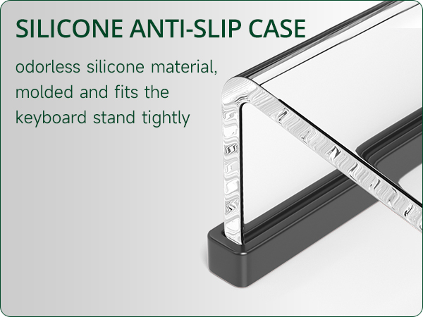 clear computer keyboard stand