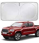 Magnelex Car Windshield Sunshade | Advanced Light-Blocking Protection | Foldable Sun Shade with M...