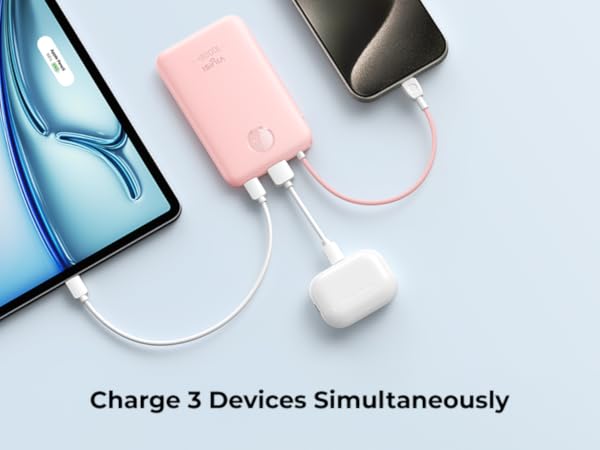 Portable power bank charging