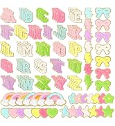 NICEVINYL Letter Patches Chenille Self-Adhesive: 146PCS Varsity Sticker | Preppy Sticker Patch fo...