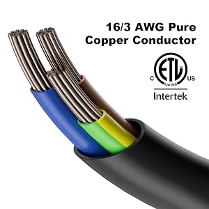 16/3 Gauge Pure Copper