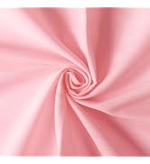 HHZZMIAO Cotton Polyester Broadcloth Fabric 57" Wide by The Yard Soft, Lightweight & Breathable M...