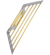 Snailhouse Small Triangle Roll Up Dish Drying Rack, Stainless Steel Kitchen Foldable Sink Caddy O...