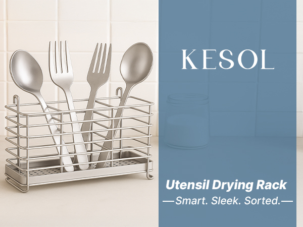 Stainless Steel Utensil Holder Multipurpose Utensil Holder