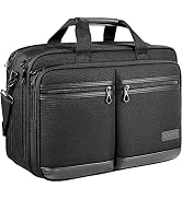 KROSER Laptop Bag Stylish Laptop Briefcase Fits Up to 17.3 Inch Expandable Water-Repellent Should...