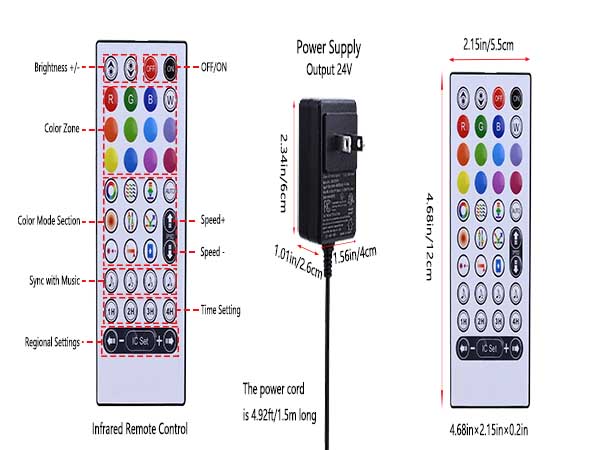 Remote & Power