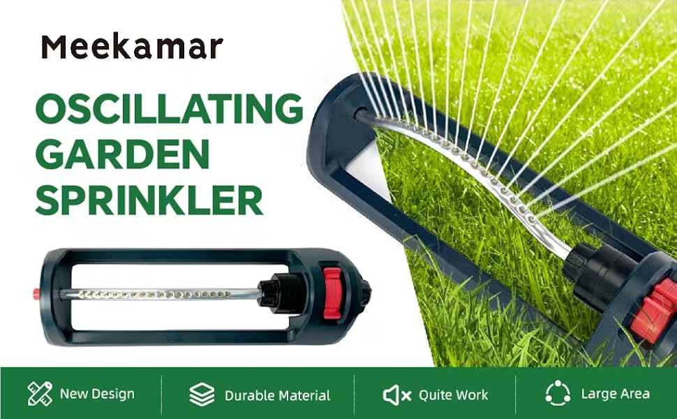Meekamar oscillating Lawn Sprinkler