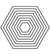 Hexagon Background Cutting Dies Metal Hexagon Die Embossing Stencils for Thanksgiving Christmas G...