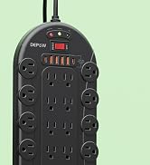 DEPOW Power Strip Surge Protector with 24 AC Outlets (1875W/15A), 6 USBs (2 USB-C Ports), 3400J S...