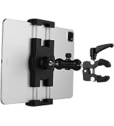 Mippko Tablet Holder for Poles Stroller/Treadmill/Spin Bike/Wheelchair/Golf Cart/Stationary Bike/...