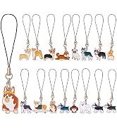 BEEFLYING Phone Strap Charms Pendants Decoration Kawaii Alloy Pendants for Cell Phone Keychain Bag