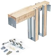 AWDIA 36x80 Pocket Door Frame Kit, Sliding Pocket Poor Hardware with Adjustable Sliding Door Trac...