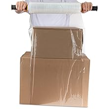 Stretch Wrap - Industrial Clear Plastic Stretch Wrap Film for Pallet Wrap, Moving Supplies Stretch