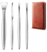 Pedicure Knife Set, 4PCS Professional Pedicure Tools for Feet, Ingrown Toenail Removal Blades Kit...