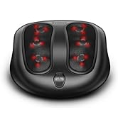 Nekteck Foot Massager with Heat, Shiatsu Heated Electric Kneading Foot Massager Machine for Neuro...