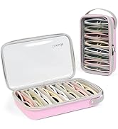 Luxtude Travel Sunglasses Organizer Case, Clear Sunglasses Travel Case | Glasses Case Multiple Pa...