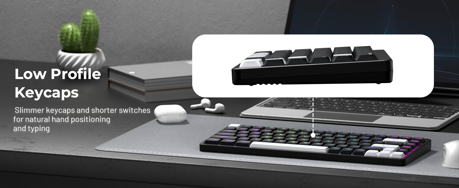 low profile keycaps