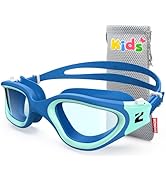 ZIONOR Kids Swim Goggles, G1MINI SE Anti-fog Swimming Goggles for Kid Child 6-14