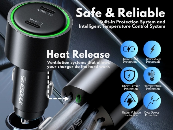 USB-C Charger With Cooling System