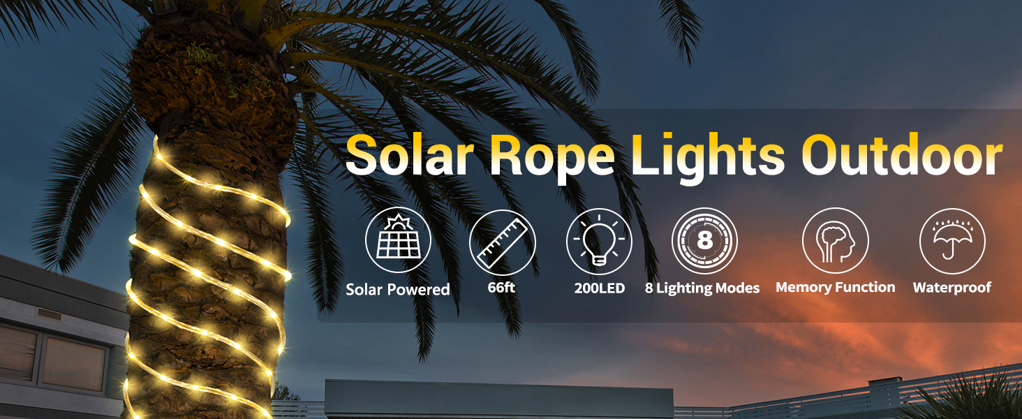 solar rope lights