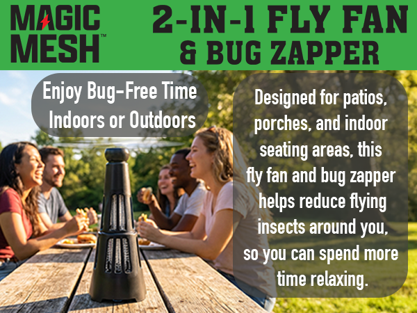 Magic Mesh 2-in-1 Fan Zapper