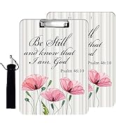Plastic A4 Clipboard and Flannel Pen Bag Combination, Low Profile Metal Clip, Decorative, Office,...