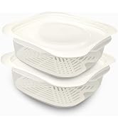 Recohome Microwave Noodle cooker and food Container for Ramen, Rice, Pho, Soup, Dumpling, Vegitab...
