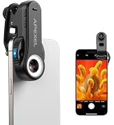 Evil Eye 40X-80X-120X Phone Microscope, Digital Microscope with CPL Filter, 16 LED, 8 UV LED, Whe...