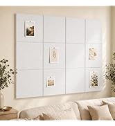 Baysola Large Cork Boards for Walls – 48" x 36" Self Adhesive Felt Wall Tiles, Ideal for Office W...
