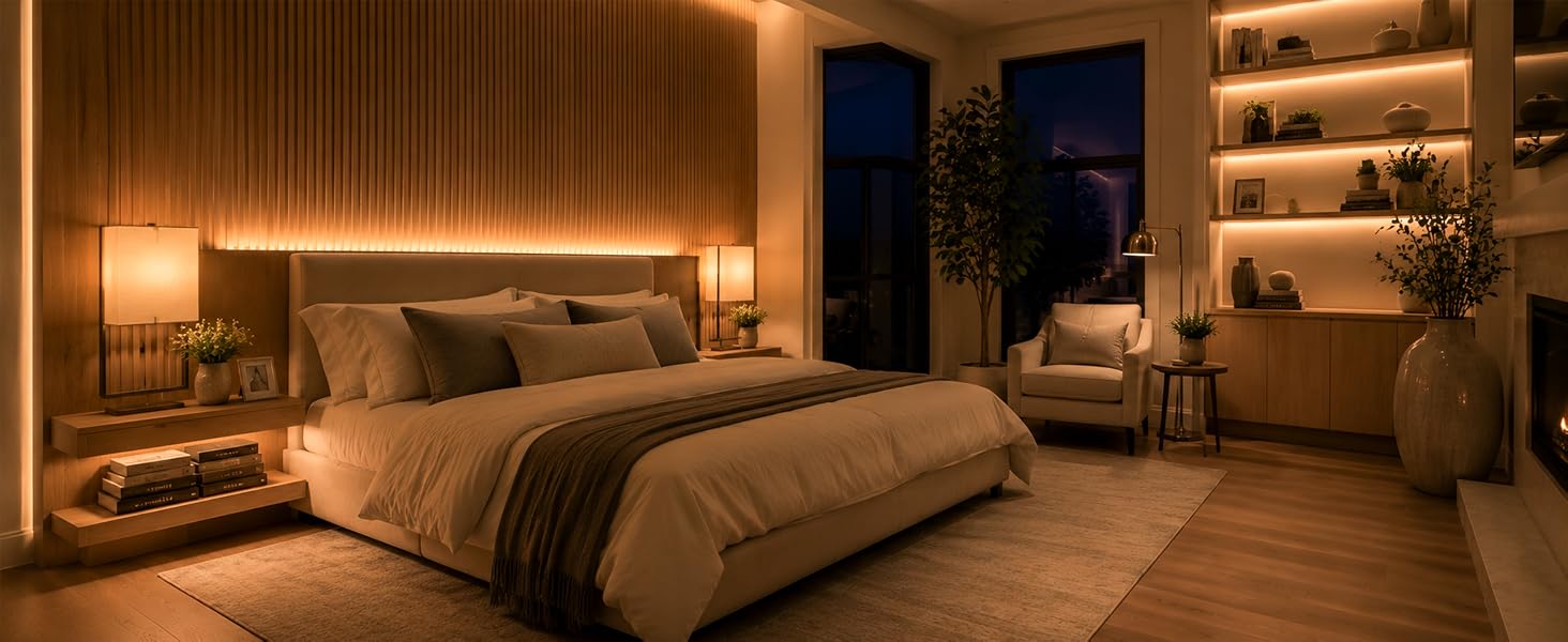 modern bedroom lighting