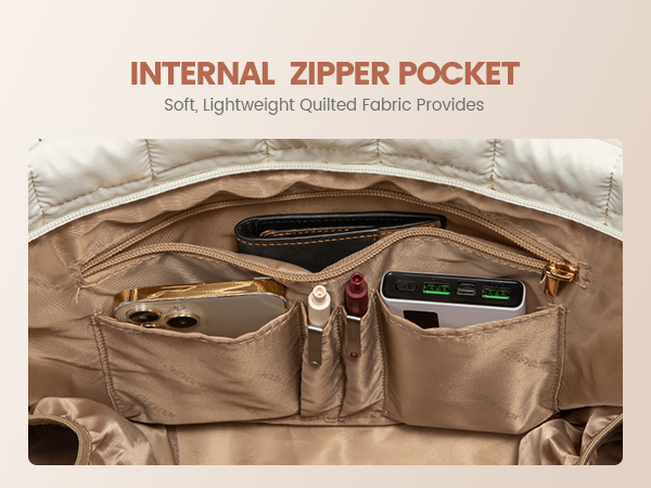 Puffer tote bag