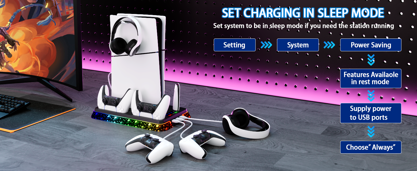 playstation fan cooling fan ps5 stand for ps5 ps5 cooling station