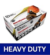 orange glove diamond textured heavy duty safe health industrial