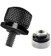 1/4”-20 Motorcycle Seat Bolt and Nut Set,M6 Aluminum Nuts and Bolts Set Motorcycle Parts for Seat...