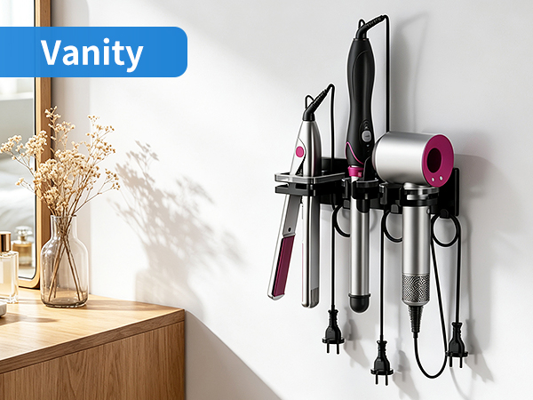 curling iron holder