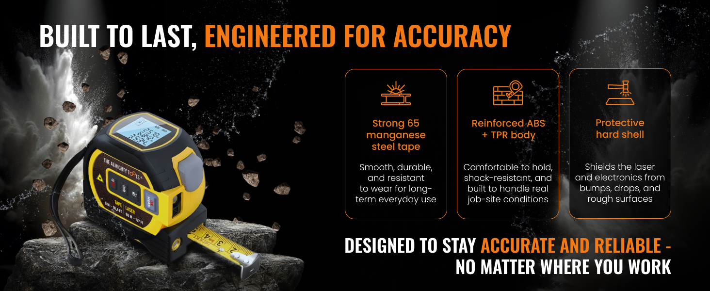 BUILT TO LAST, ENGINEERED FOR ACCURACY